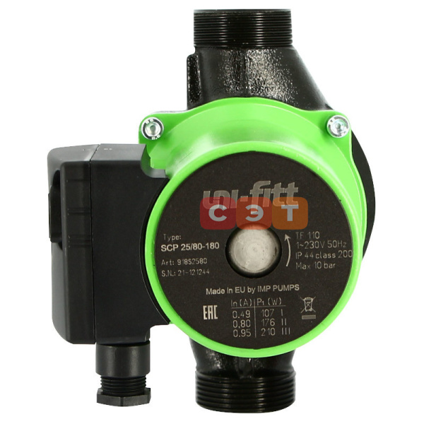 Циркуляционный насос SCP 25/60 180 (с гайками) Uni-Fitt